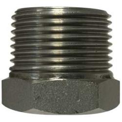 63517B1 Barstock Hex Bushing, 1-1/4 in MPT x 3/4 in FPT, Stainless Steel