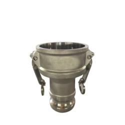 639002 Type DA Cam and Groove Reducer Coupler, 3 in Female Coupler x 2 in Male Adapter