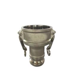 639004 Type DA Cam and Groove Reducer Coupler, 6 in Female Coupler x 4 in Male Adapter