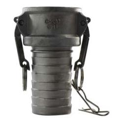 63937 Cam and Groove Coupler, 3 in Type C x 3 in Hose Barbed, Stainless Steel