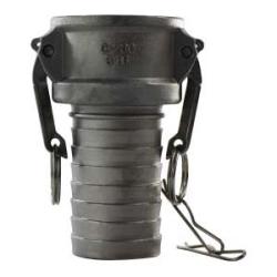 63970 Cam and Groove Coupler, 8 in Type C x 8 in Hose Barbed, Stainless Steel