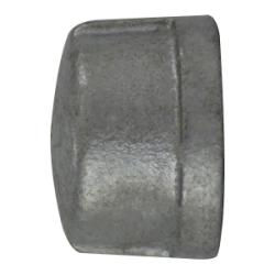 64479 Cap, 2-1/2 in FPT, Iron, Galvanized, 150 lb