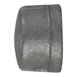64482 Cap, 6 in FPT, Iron, Galvanized, 150 lb