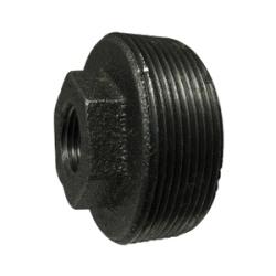 64525 Reducer Hex Bushing, 2 in MPT x 3/8 in FPT, Iron, Galvanized