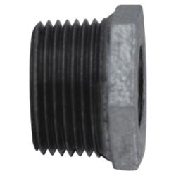 64550 Reducer Hex Bushing, 3 in MPT x 1 in FPT, Iron, Galvanized