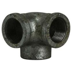 64584 Side Outlet Elbow, 3/4 in FPT x 3/4 in FPT, Iron, Galvanized, 150 lb
