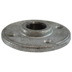 64690 Floor Flange, 3/8 in FPT, Iron, Galvanized