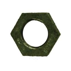 64705 Hex Locknut, 1 in Nominal, Iron, Galvanized