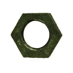 64706 Hex Locknut, 1-1/4 in Nominal, Iron, Galvanized