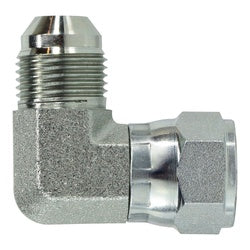 65005 90-deg Swivel Elbow, 5/16-in Male JIC x 5/16-in Female JIC Swivel, Steel