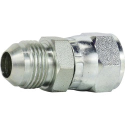 650444 Straight Swivel Nut Connector, 7/16 in Male JIC x 7/16 in Female JIC