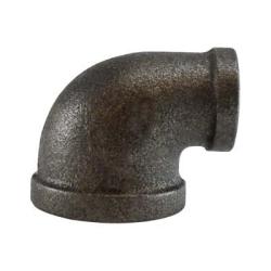 65120 Reducing Elbow, 1/4 in 1/8 in, Iron, Black
