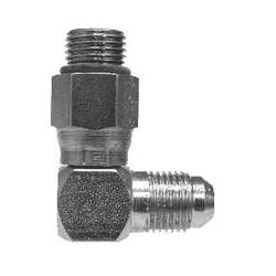 6801NWS66 Swivel 90-deg Elbow, 3/8-in Male JIC x 3/8-in Male O-Ring Swivel, Steel