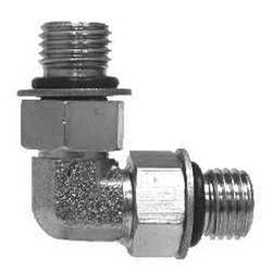 6807NWO1212 90-deg Elbow, 3/4-in Male Adjustable O-Ring Boss x 3/4-in Male Adjustable O-Ring Boss