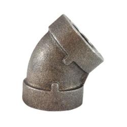 68188 45 deg Elbow, 2 in Female Threaded x 2 in Female Threaded, Iron, Galvanized, XH Schedule