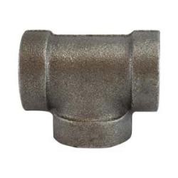 69256 Tee, 1-1/4 in FPT x 1-1/4 in FPT x 1-1/4 in FPT, Iron, Black, XH Schedule, 300 lb