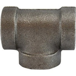 69261 Tee, 4 in FPT x 4 in FPT x 4 in FPT, Iron, Black, XH Schedule, 300 lb