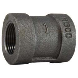 69418 Pipe Coupling, 2 in FPT x 2 in FPT, Iron, Black, XH Schedule, 300 lb