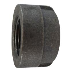 69476 Cap, 1-1/4 in FPT, Iron, Black, 300 lb
