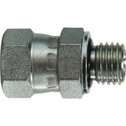 70251633 Connector, 1 in JIC Swivel x M33 x 2 Male Metric, Steel