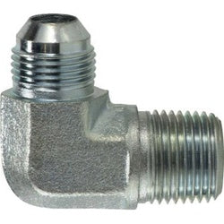 72001616 90 deg Elbow, 1 in MJIC x 1 in Male BSPT, Steel