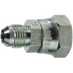 7004-08-10 Adapter, 1/2-in Male JIC x 5/8-in Female BSPP Swivel, Steel