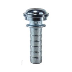 73023 High Pressure Hose Stem, 1/2 in Tube OD x 1/2 in Hose Barbed