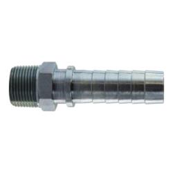 73047 High Pressure Hose Stem, 1-1/2 in Tube OD x 1-1/2 in Hose Barbed