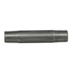 76007 Pipe Nipple, 1/8 in MPT x 1/8 in MPT, 4 in L, Aluminum