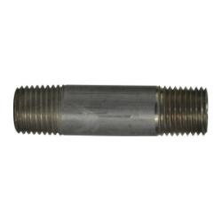 76026 Pipe Nipple, 1/4 in MPT x 1/4 in MPT, 4 in L, Aluminum