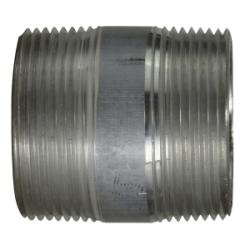 76146 Pipe Nipple, 1-1/2 in MPT x 1-1/2 in MPT, 4-1/2 in L, Aluminum