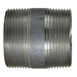 76147 Pipe Nipple, 1-1/2 in MPT x 1-1/2 in MPT, 5 in L, Aluminum