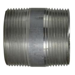 76155 Pipe Nipple, 1-1/2 in MPT x 1-1/2 in MPT, 12 in L, Aluminum