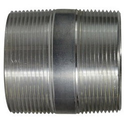 76407 Pipe Nipple, 3-1/2 in MPT x 3-1/2 in MPT, 6 in L, Aluminum