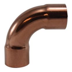 77140 90 deg Long Turn Elbow, 1/4 in C x 1/4 in C, Copper