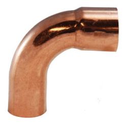 77153 90 deg Long Turn Street Elbow, 1/4 in Fitting x 1/4 in C, Copper