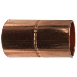 77215 Coupling with Stop, 5 mm, Copper