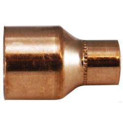 77267 Reducer Coupling with Stop, 1 in C x 1/2 in C, Copper