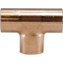 77475 Tee, 1/2 in C x 1/2 in C x 1/4 in C, Copper