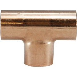 77477 Tee, 1/2 in 1/2 in 3/4 in, Copper