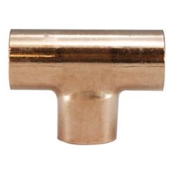77491 Reducing Tee, 1 in Compression x 1-1/2 in Compression x 1 in Compression, Copper