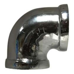 781100-08 90 deg Elbow, 1/2 in FPT x 1/2 in FPT, Bronze, Chrome-Plated