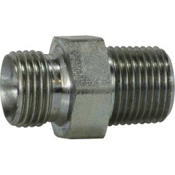 782520 Hex Nipple, 1-1/4 in BSPP x 1-1/4 in MNPT, Steel