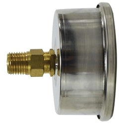 80203 Pneumatic Pressure Gauge, 2-1/2 in Dial, 0 to 160 psi Measuring Range, +/-1.5 % Accuracy