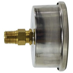 80204 Pneumatic Pressure Gauge, 2-1/2 in Dial, 0 to 60 psi Measuring Range, +/-1.5 % Accuracy