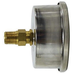 80209 Pneumatic Pressure Gauge, 2-1/2 in Dial, 0 to 600 psi Measuring Range, +/-1.5 % Accuracy