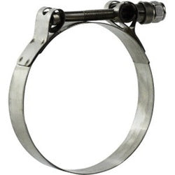 840131 T-Bolt Hose Clamp, 1-15/32 in Nominal, 1-5/32 in Minimum Clamp Diameter, Stainless Steel
