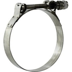 840250 T-Bolt Hose Clamp, 2-9/16 in Nominal, 2-3/8 in Minimum Clamp Diameter, Stainless Steel