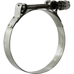 840275 T-Bolt Hose Clamp, 2-13/16 in Nominal, 2-17/32 in Minimum Clamp Diameter, Stainless Steel