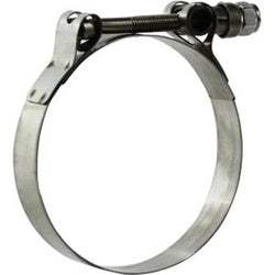 840500 T-Bolt Hose Clamp, 5-1/16 in Nominal, 4-25/32 in Minimum Clamp Diameter, Stainless Steel